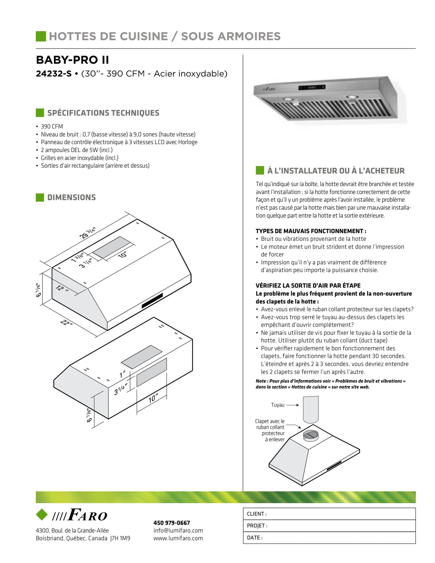 HOTTE BABY-PRO II 24232-S