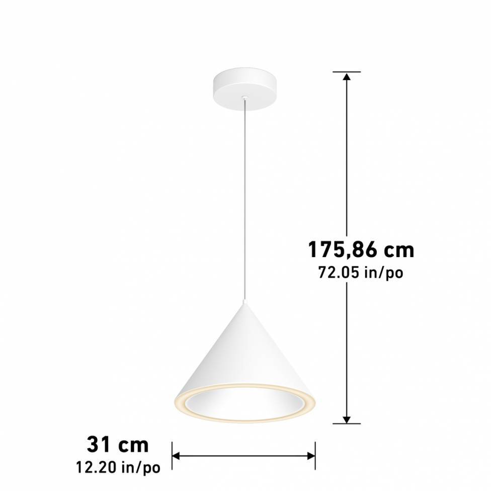 SUSPENDU LED PDT-DEC-WHJ