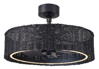 VENTILATEUR LED LIT0424BK-RT-3CCT