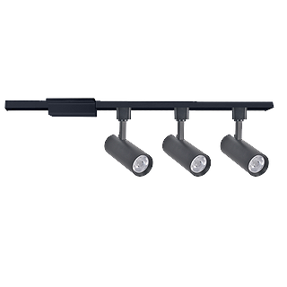 RAIL A 3 TRK/KIT/4FT/30W-BK