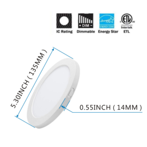 PLAFONNIER LITUP5205WH-30K